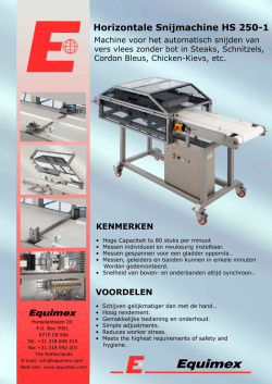 Horizontale Snijmachine HS 250-1