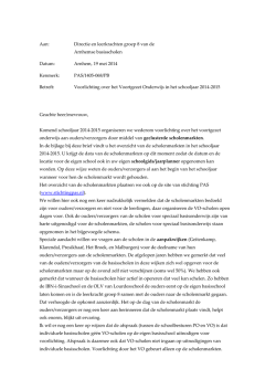 een brief - Stichting PAS