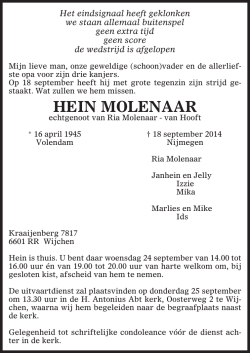 18-09-14 Dhr. H. Molenaar - Nieuw