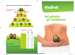 kiwifruit patientenbrochure