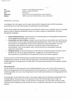inspectierapport voorschool Katrijntje en Skippy