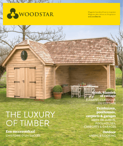 THE LUXURY OF TIMBER