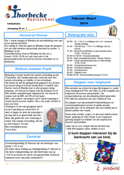 infobulletin febr-maart 2014 - Thorbecke