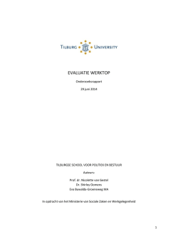 EVALUATIE WERKTOP