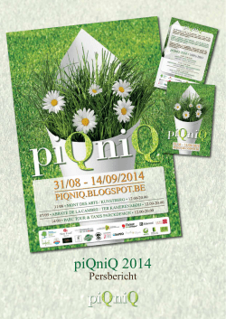 piQniQ 2014 - VisitBrussels