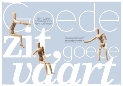 Een juiste houding voor de stuurman