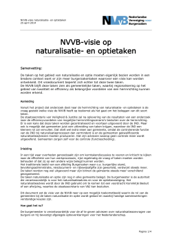 NVVB-visie op naturalisatie