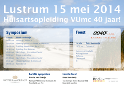Huisartsopleiding VUmc 40 jaar!
