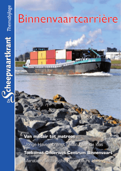 Themabijlage Binnenvaartcarierre 2014