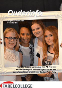 Ouderinfo december 2014