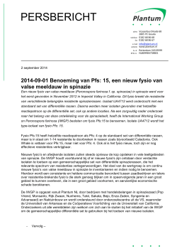 Persbericht Benoeming van Pfs: 15,PDF - 322 kb