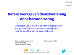 Harmonisatie van Instrumenten