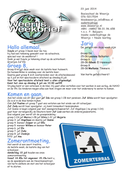 23 juni 2014 - basisschool de Weerijs