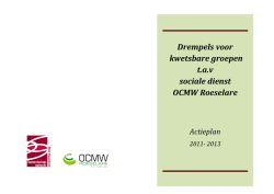 Download het actieplan OCMW Roeselare