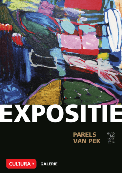 PARELS VAN PEK - Jacqueline van Bergeijk