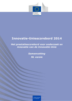 Innovatie-Uniescorebord 2014