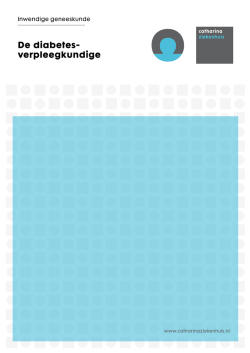 De diabetesverpleegkundige