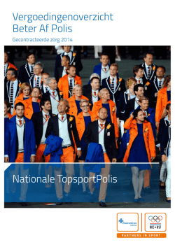 De TopsportPolis - Zilveren Kruis Achmea