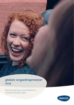 Globale vergoedingenwijzer 2015 ( - 171kb)