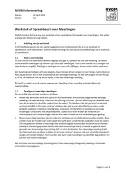 Download hier het informatiepakket voor een werkstuk of
