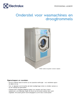 Onderstel voor wasmachines en droogtrommels