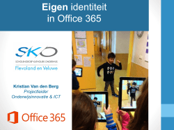Office365 bij SKOFV - saMBO-ICT