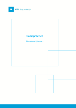 Good practice Gastvrij Contact