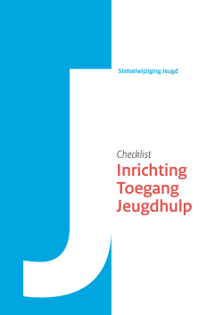 Checklist Inrichting Toegang Jeugdhulp