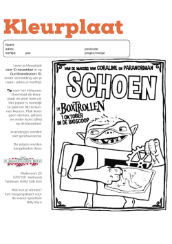 Download de kleurplaat - Brandevoortercourant