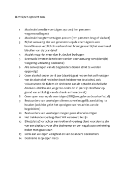 Richtlijnen optocht 2014 - Oranjevereniging Meerkerk