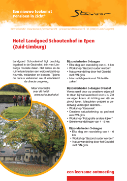 Hotel Landgoed Schoutenhof in Epen (Zuid-Limburg)
