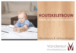 HOUTSKELETBOUW - Bouwinnovatie
