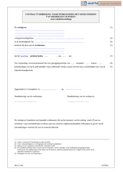 III.A.1.04. 12/2014 CONTRACTVERBREKING VOOR