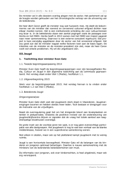 III. Jeugd - Agentschap Sociaal