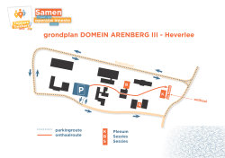 grondplan DOMEIN ARENBERG III