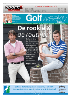 Golfweekly 2014 editie 13