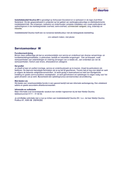Installatiebedrijf Deurloo BV is gevestigd op Schouwen