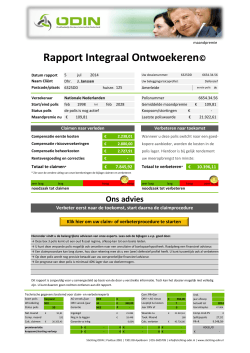 Rapport Integraal Ontwoekeren© Ons advies