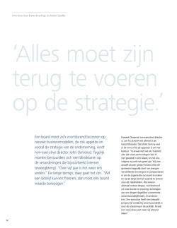 een board moet zich voortdurend bezinnen op nieuwe
