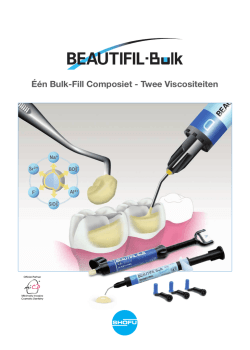 &Eacute;&eacute;n Bulk-Fill Composiet