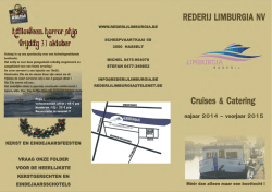 Programma najaar 2014 voorjaar 2015
