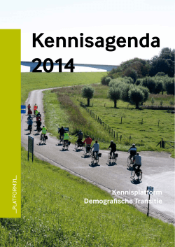 Kennisagenda 2014 - Vereniging van Nederlandse Gemeenten