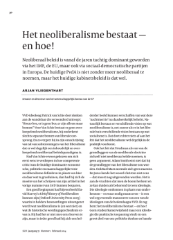 Het neoliberalisme bestaat &mdash; en hoe!