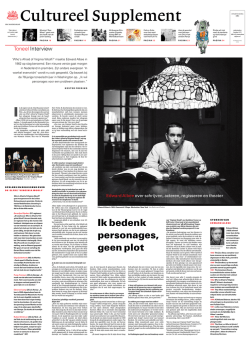 Ik bedenk per sonages, geen plot