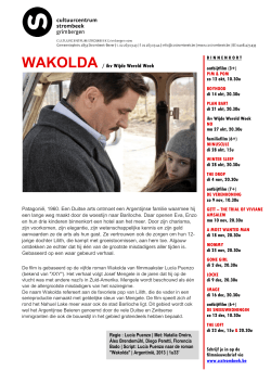 WAKOLDA / ikv Wijde Wereld Week