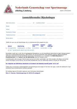 Nederlands Genootschap voor Sportmassage