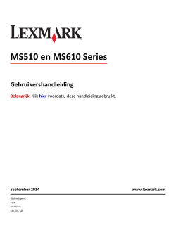 menu - Lexmark