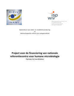 Nationale Referentiecentra voor Humane Microbiologie