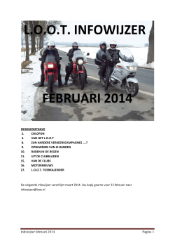 loot infowijzer februari 2014 - Club Pan European Nederland
