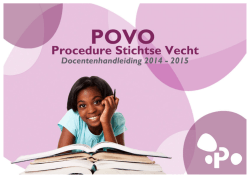 POVO-Procedure Stichtse Vecht 2014-2015